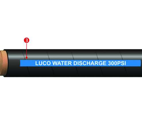 LUCOHOSE Water Discharge Hose-300PSI