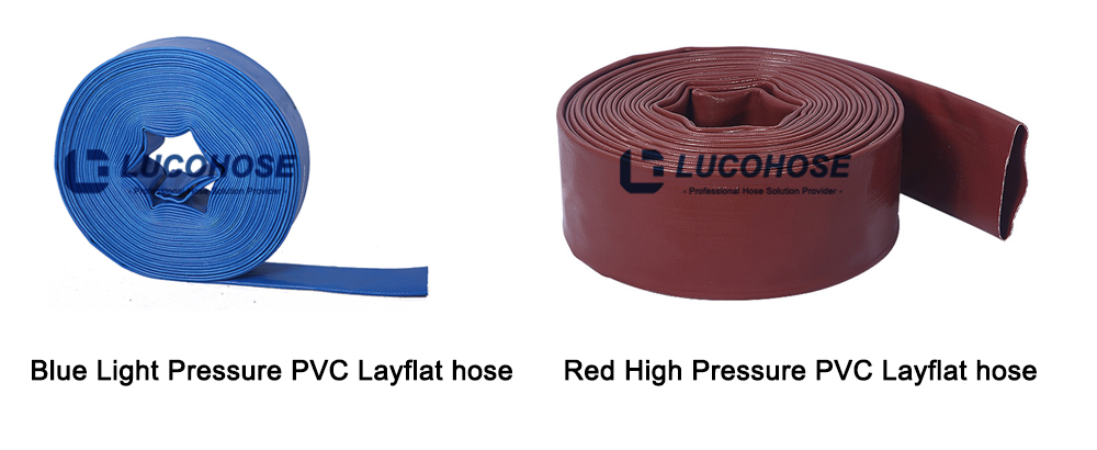 LUCOHOSE Two Kinds of PVC Layflat hose