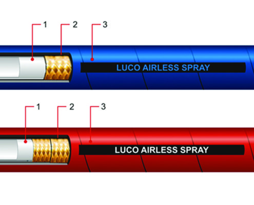 LUCOHOSE Airless Paint Spray Hose and Assembly
